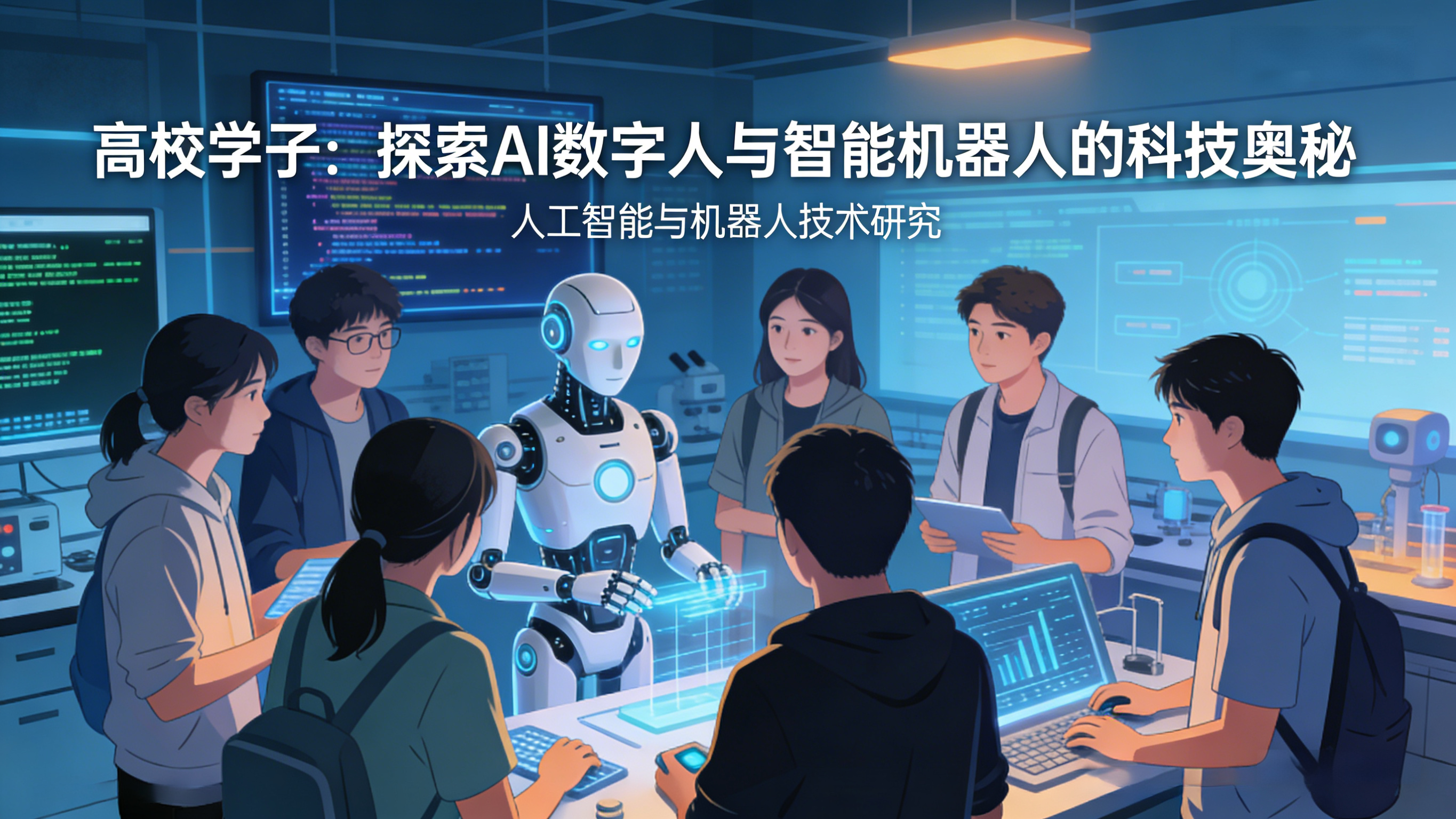 高校学子：探索 AI 数字人与智能机器人的科技奥秘